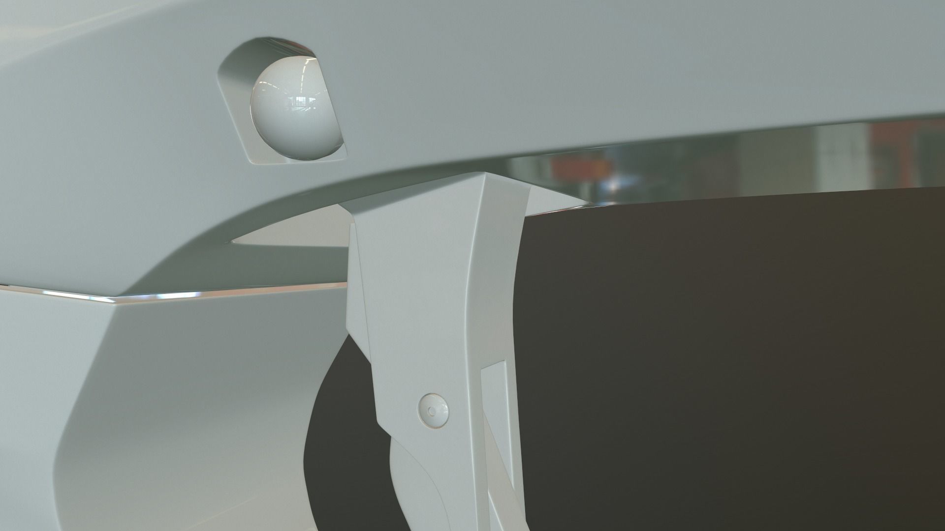 Laugo Arms Alien Pistol with LaserSight Suppressor Low-poly 3D model_74