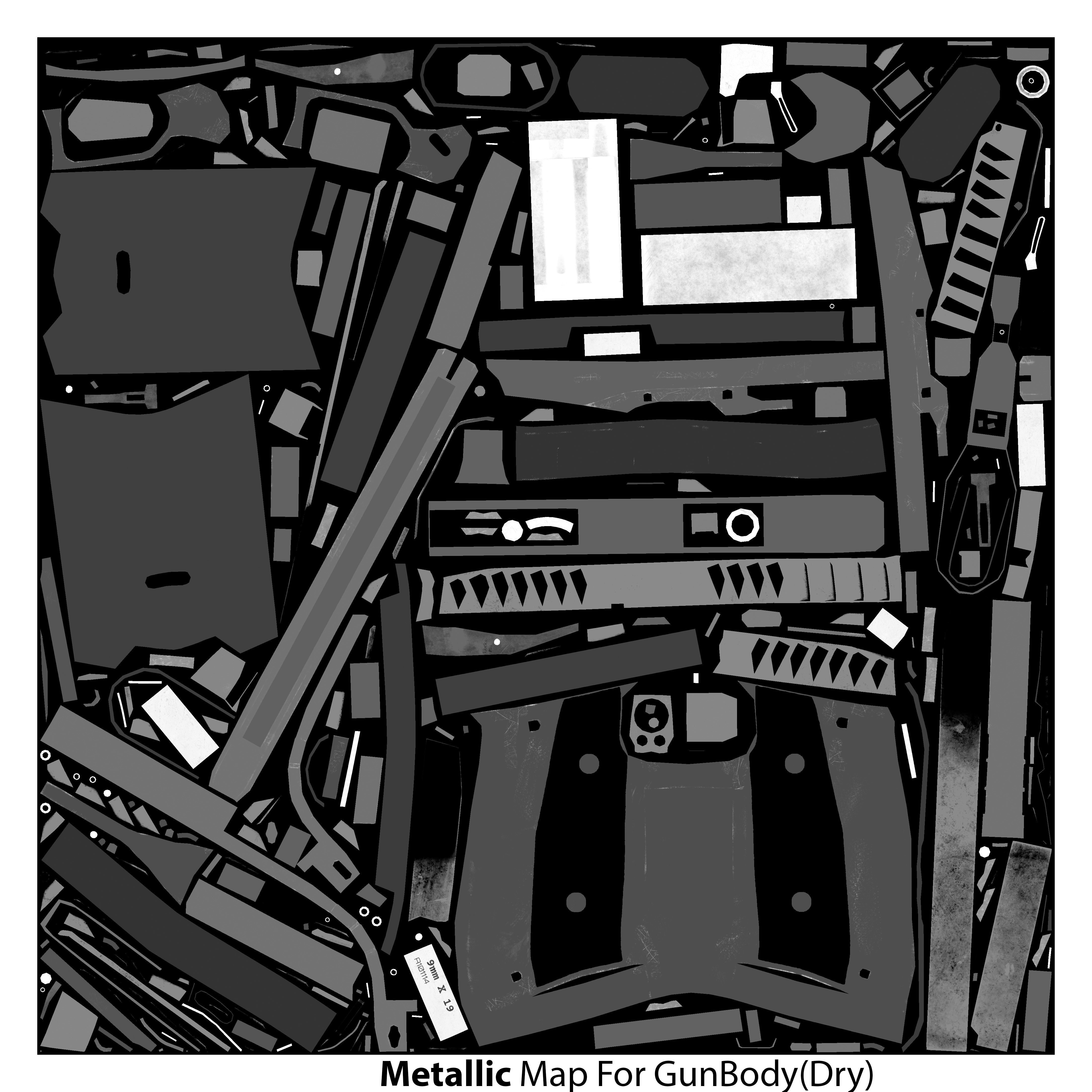 Laugo Arms Alien Pistol with LaserSight Suppressor Low-poly 3D model_28