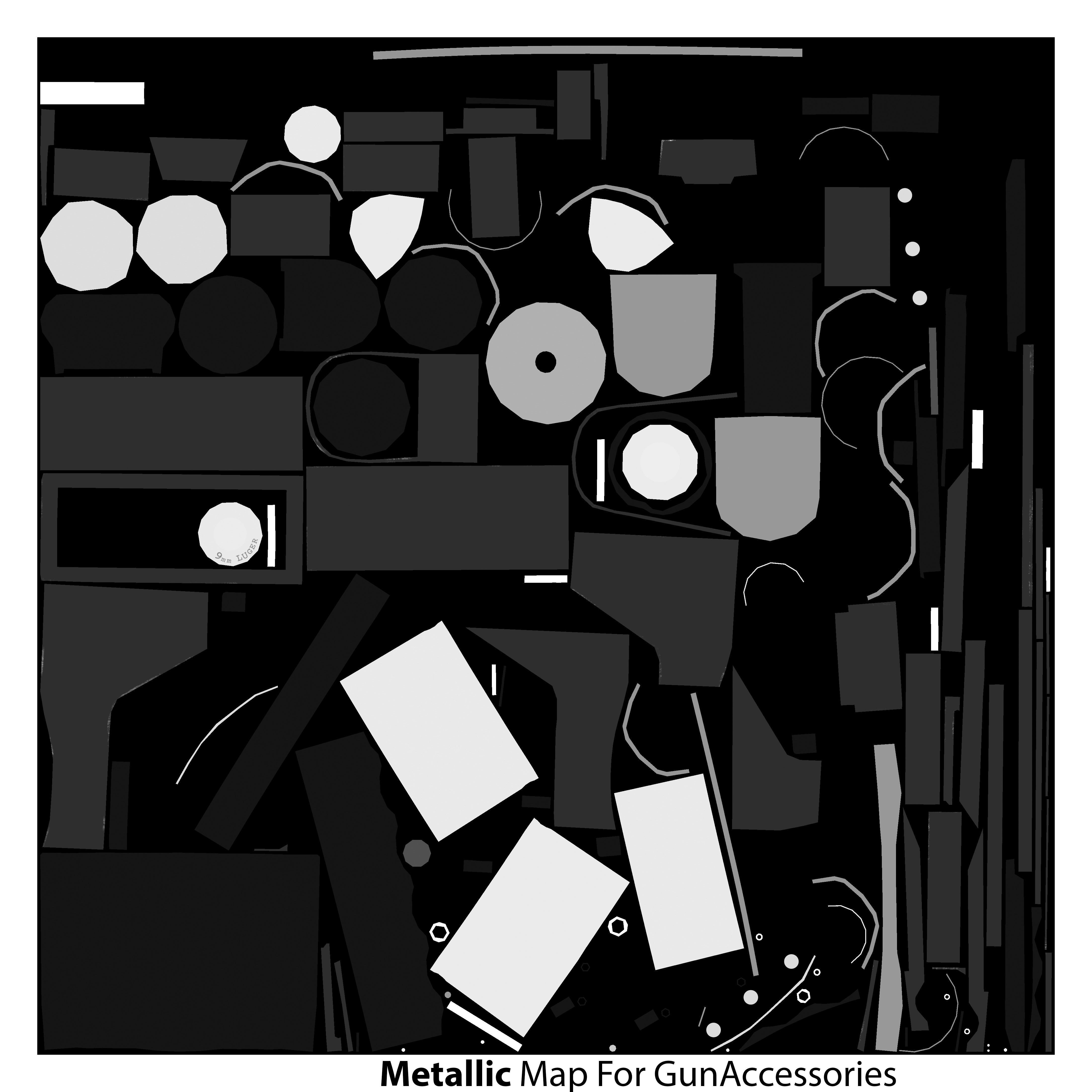 Laugo Arms Alien Pistol with LaserSight Suppressor Low-poly 3D model_16