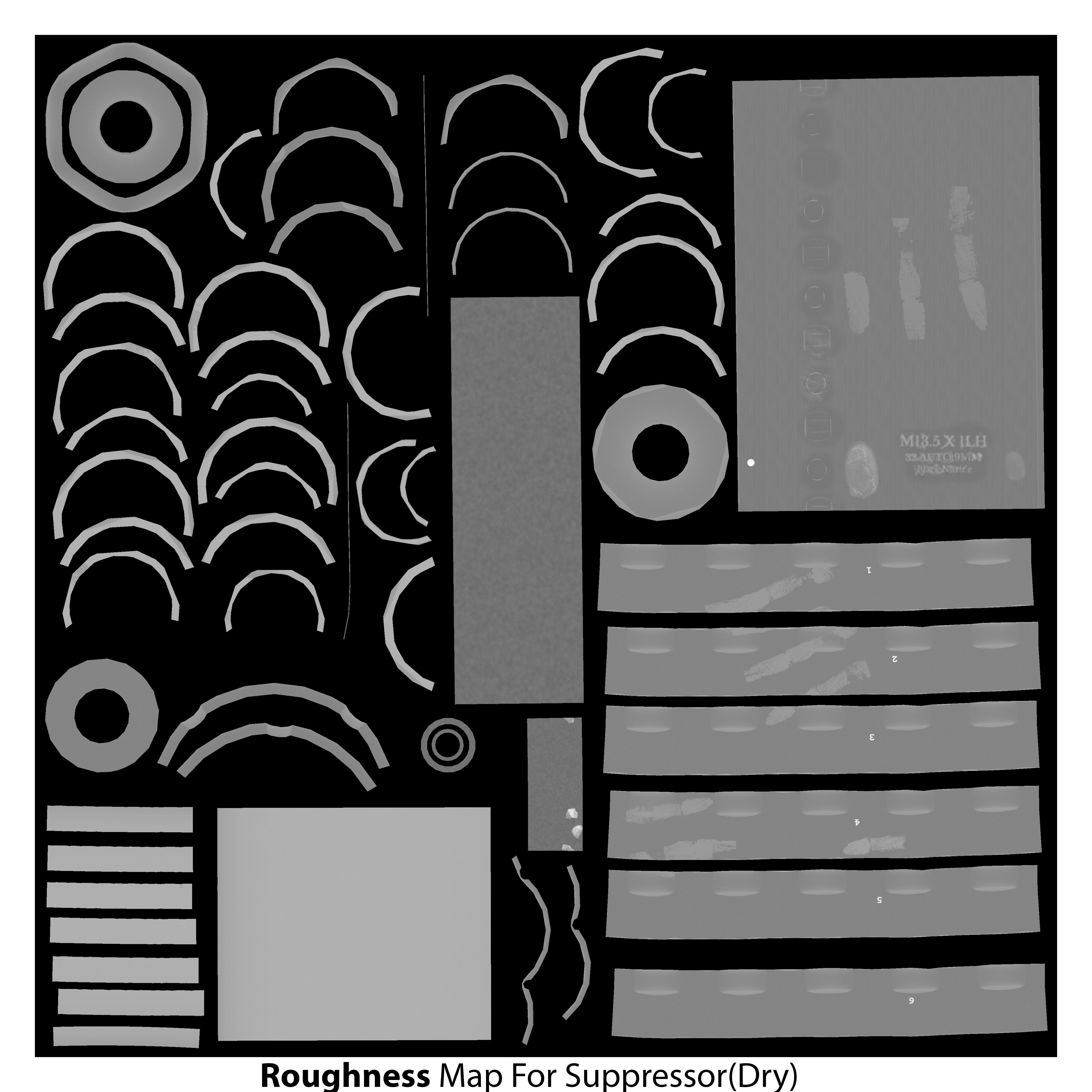 Laugo Arms Alien Pistol with LaserSight Suppressor Low-poly 3D model_38