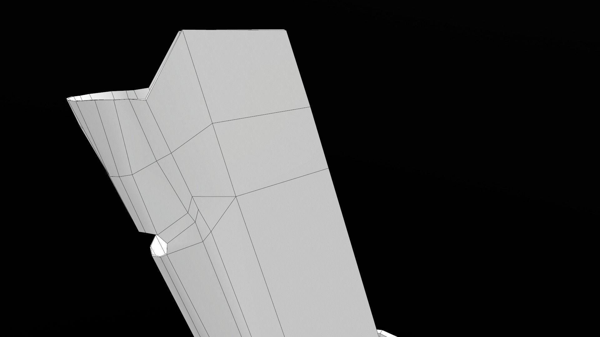 Laugo Arms Alien Pistol with LaserSight Suppressor Low-poly 3D model_61