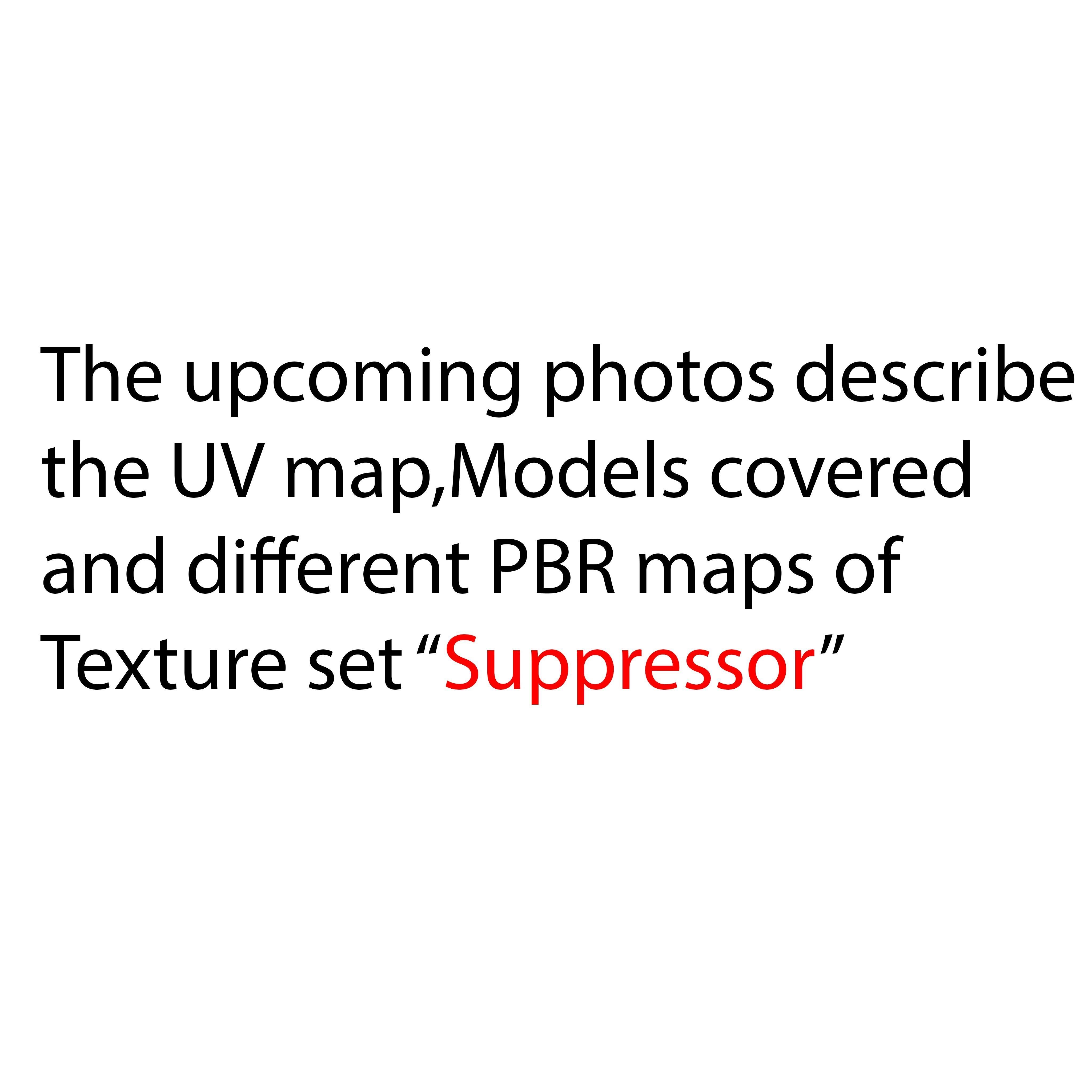 Laugo Arms Alien Pistol with LaserSight Suppressor Low-poly 3D model_33