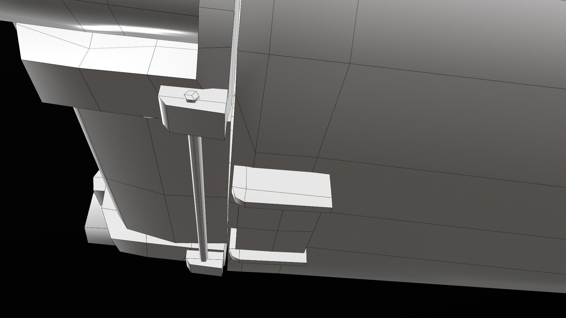 Laugo Arms Alien Pistol with LaserSight Suppressor Low-poly 3D model_64