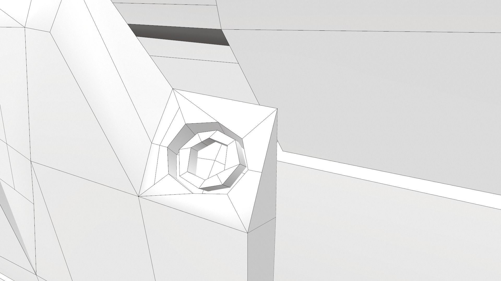 Laugo Arms Alien Pistol with LaserSight Suppressor Low-poly 3D model_50