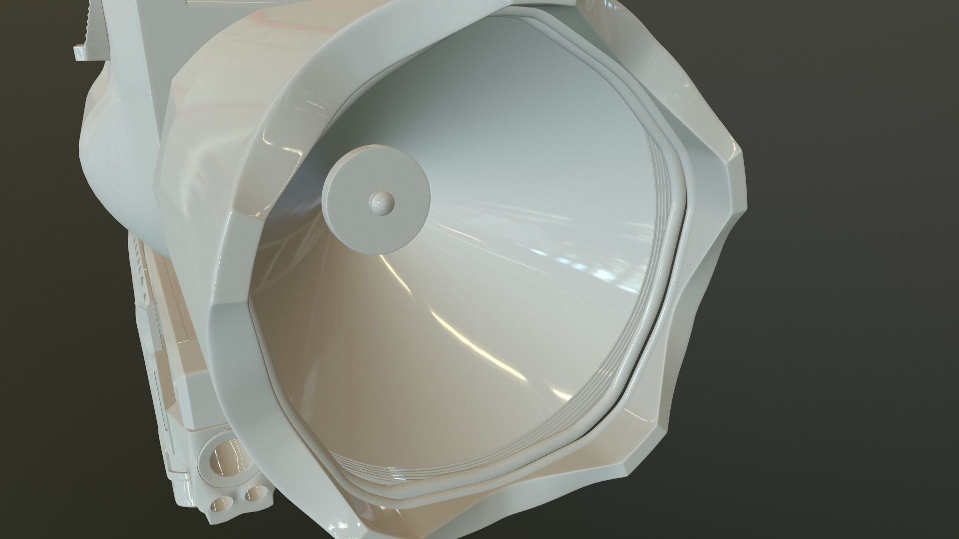 Laugo Arms Alien Pistol with LaserSight Suppressor Low-poly 3D model_77