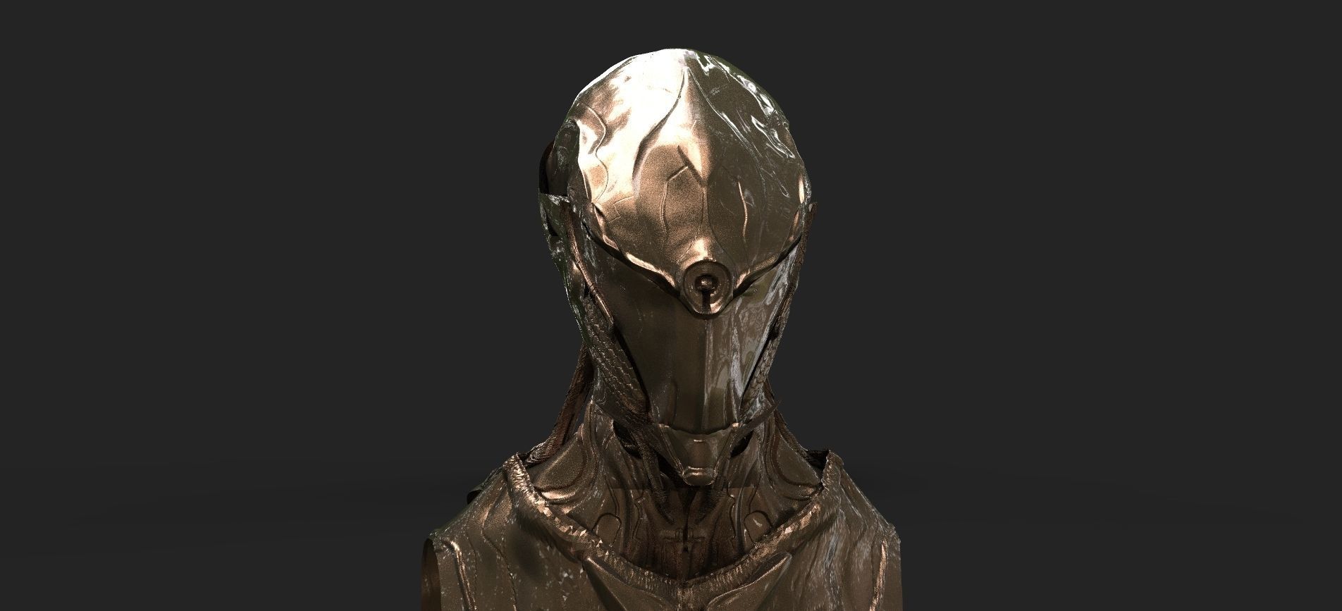 Ninja helmet 3D model_1