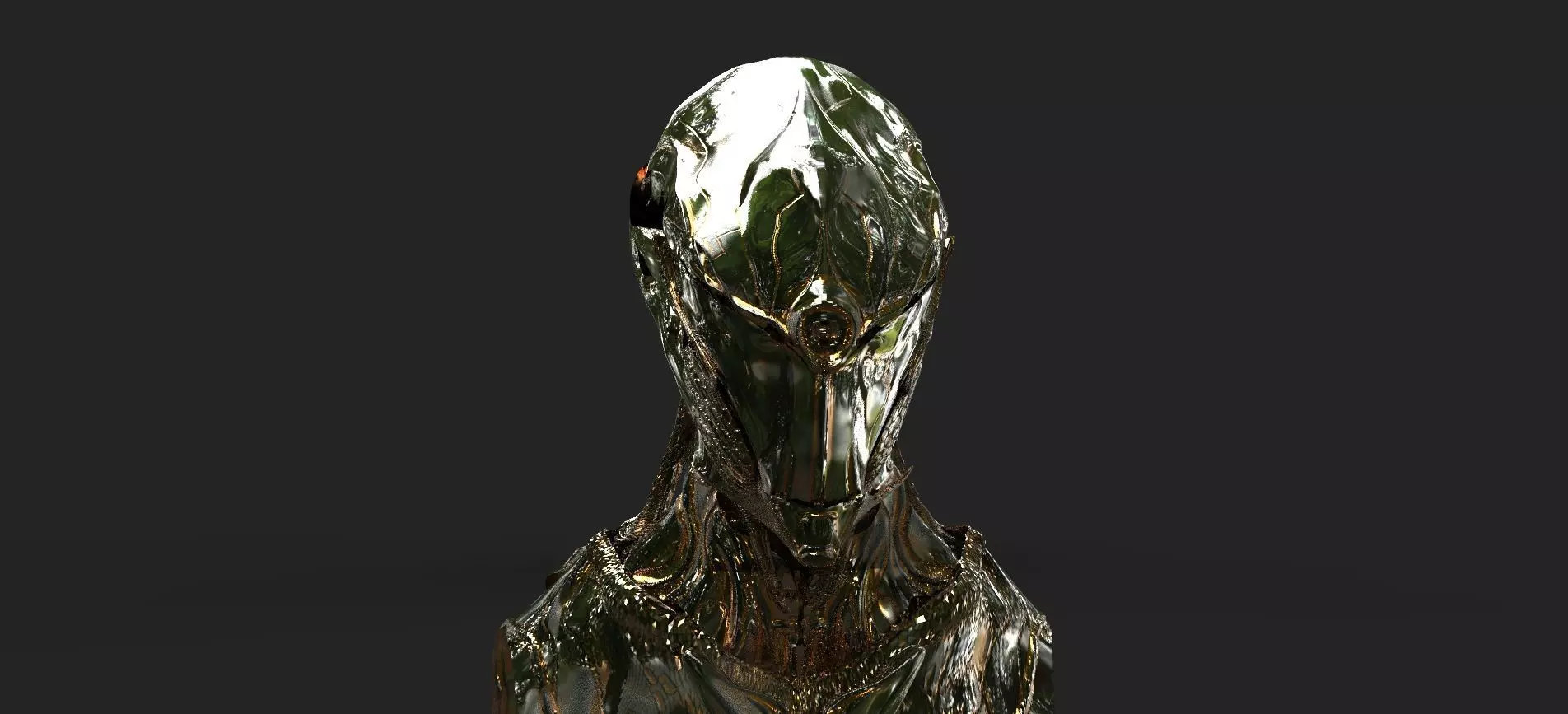 Ninja helmet 3D model_0