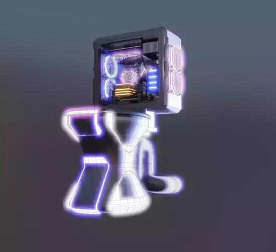 Cyberpunk Toilet Gaming PC Design