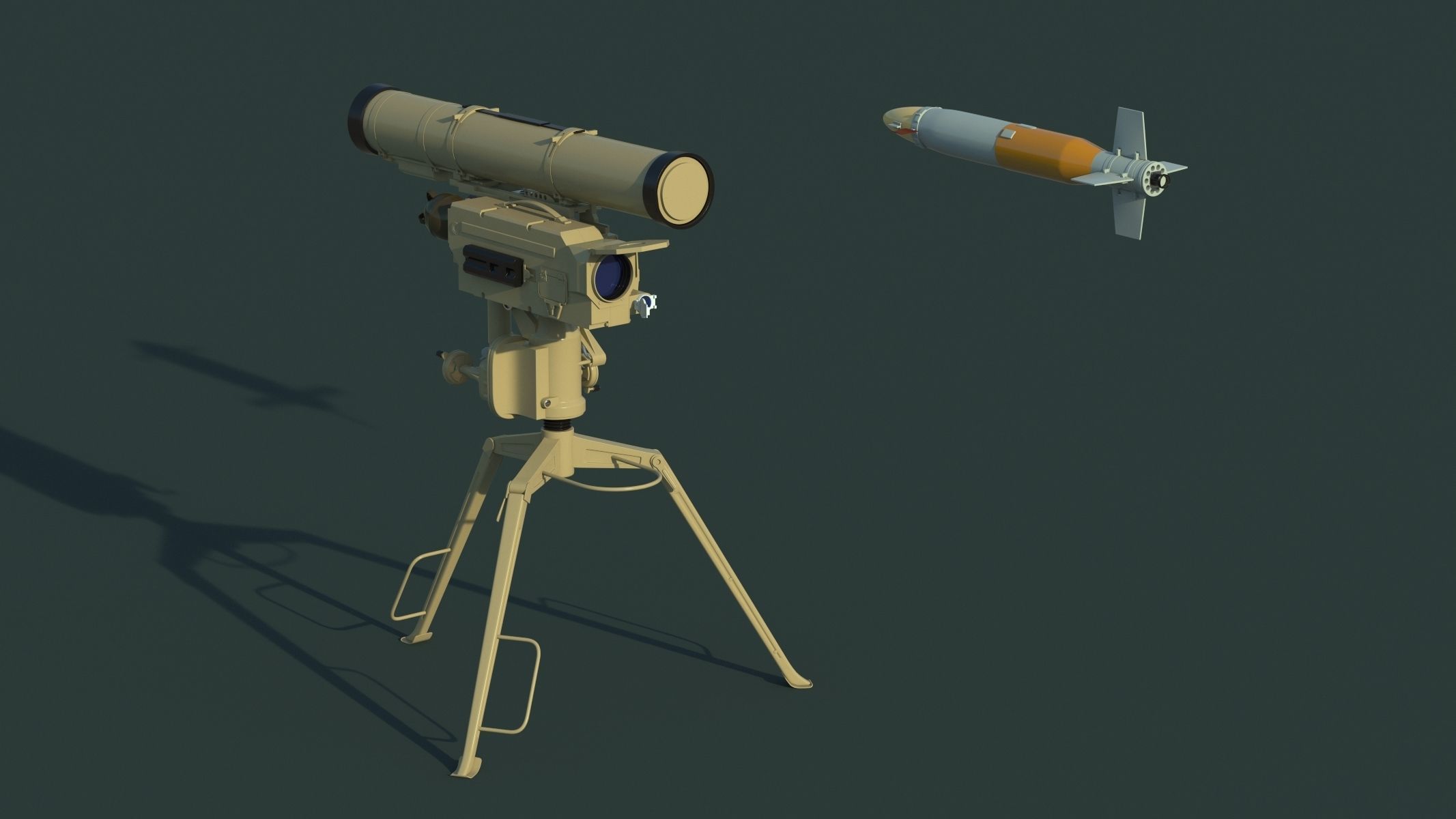 9M133 Kornet 3D model_2