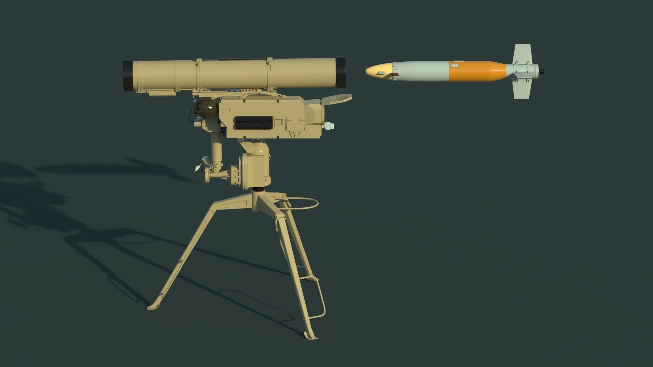 9M133 Kornet 3D model_3