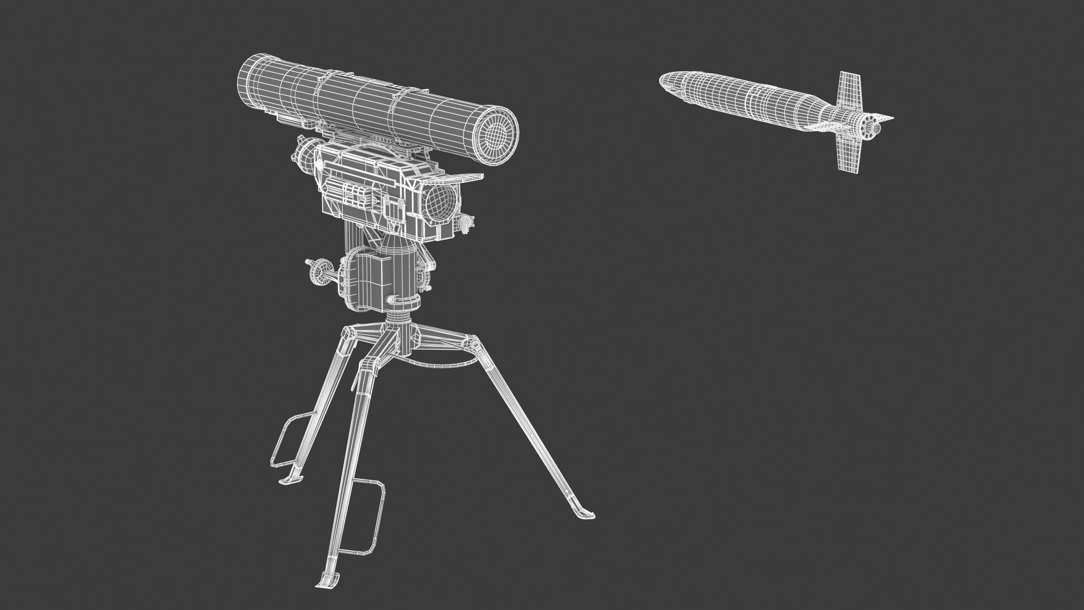 9M133 Kornet 3D model_17