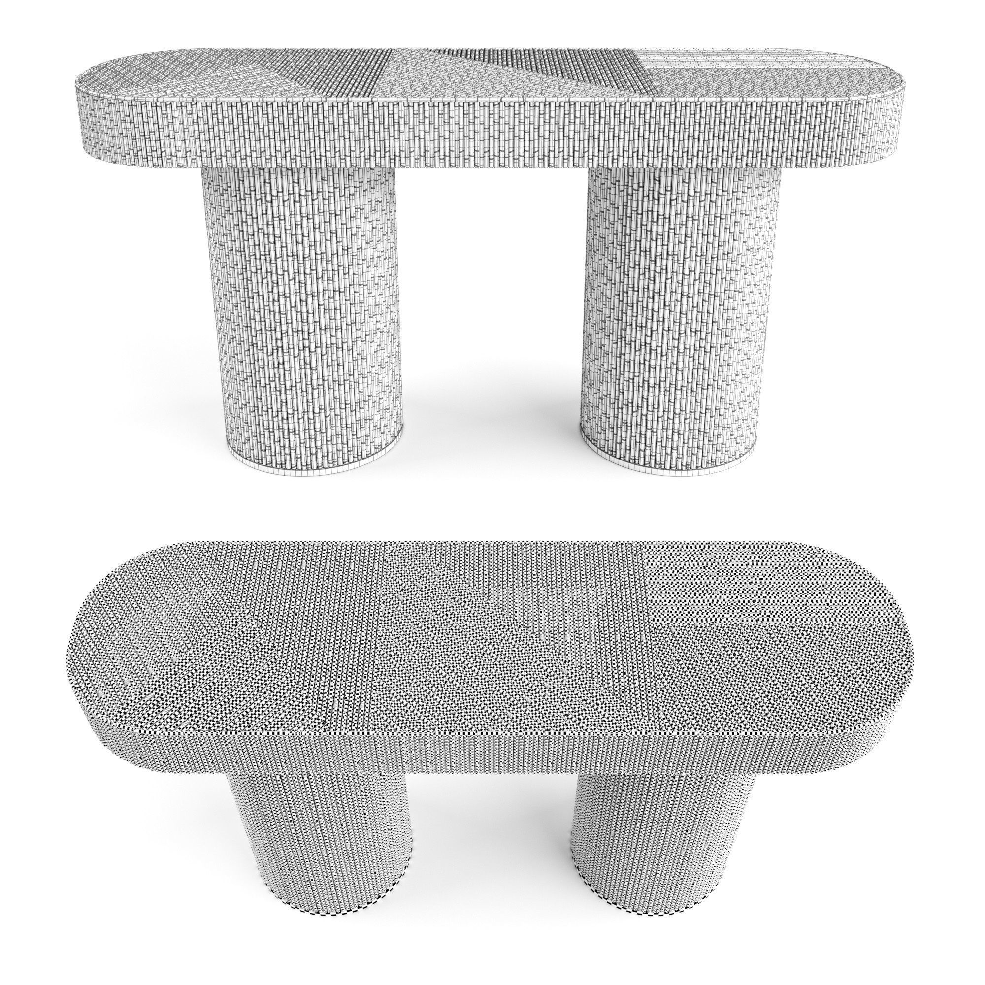 Halston Console 3D model_3