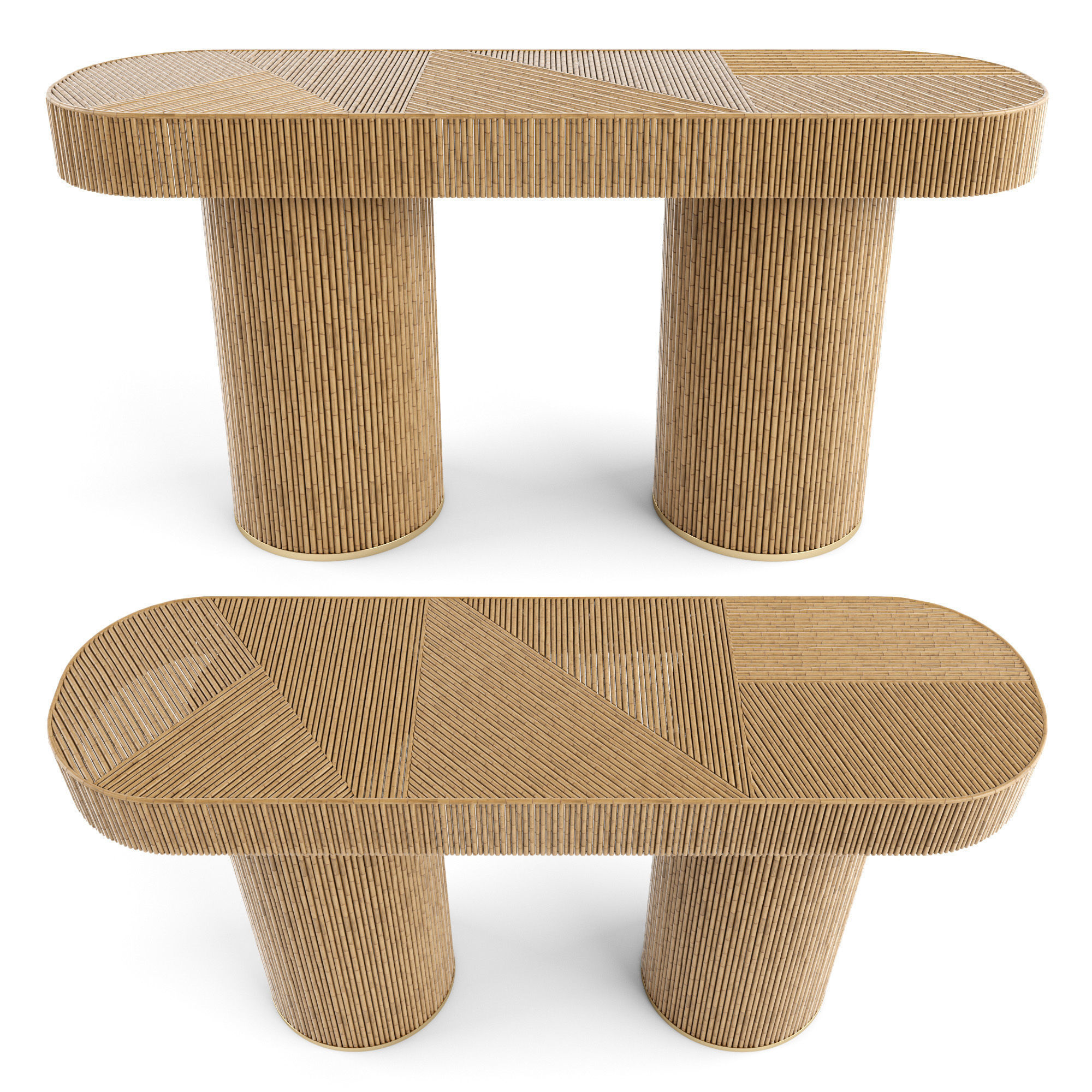 Halston Console 3D model_1