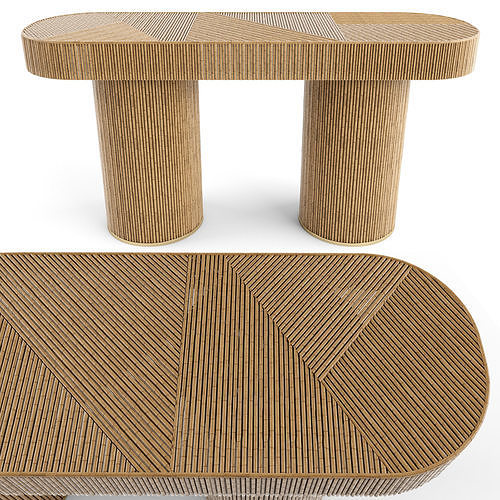 Halston Console 3D model