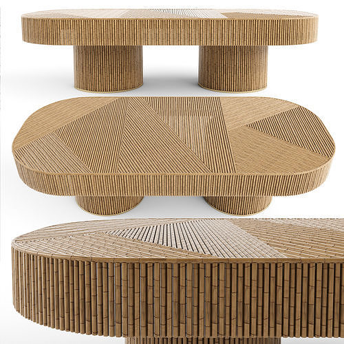 Halston Console 3D model