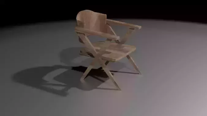Modern Wooden Chair model
