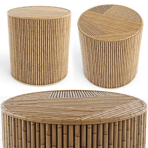 Freddie side table 3D model
