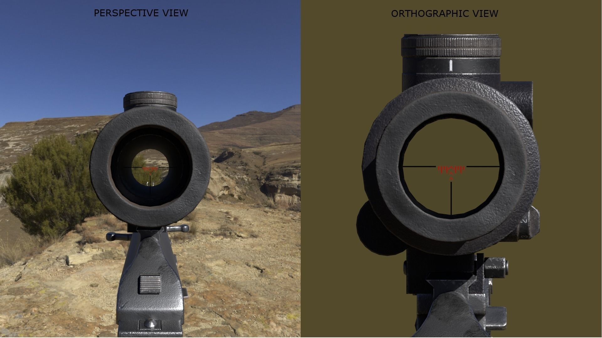 Box Scope 4X24 Zoom Low-poly 3D model_4