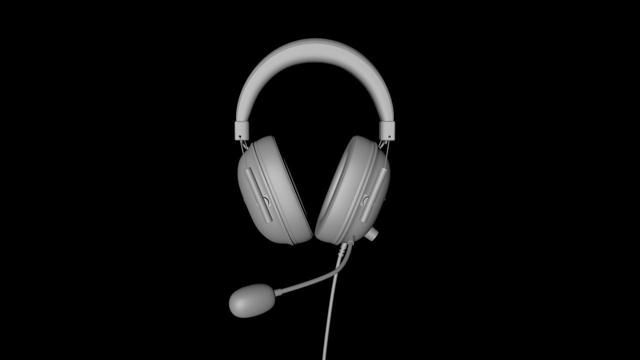 Razer-black-shark-v2 headset 3D model_3
