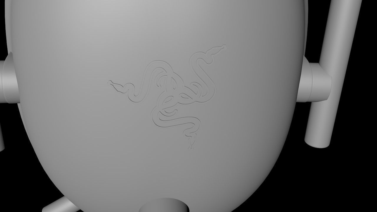 Razer-black-shark-v2 headset 3D model_5