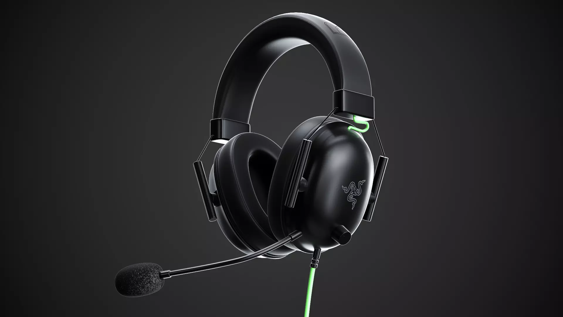 Razer-black-shark-v2 headset 3D model_0