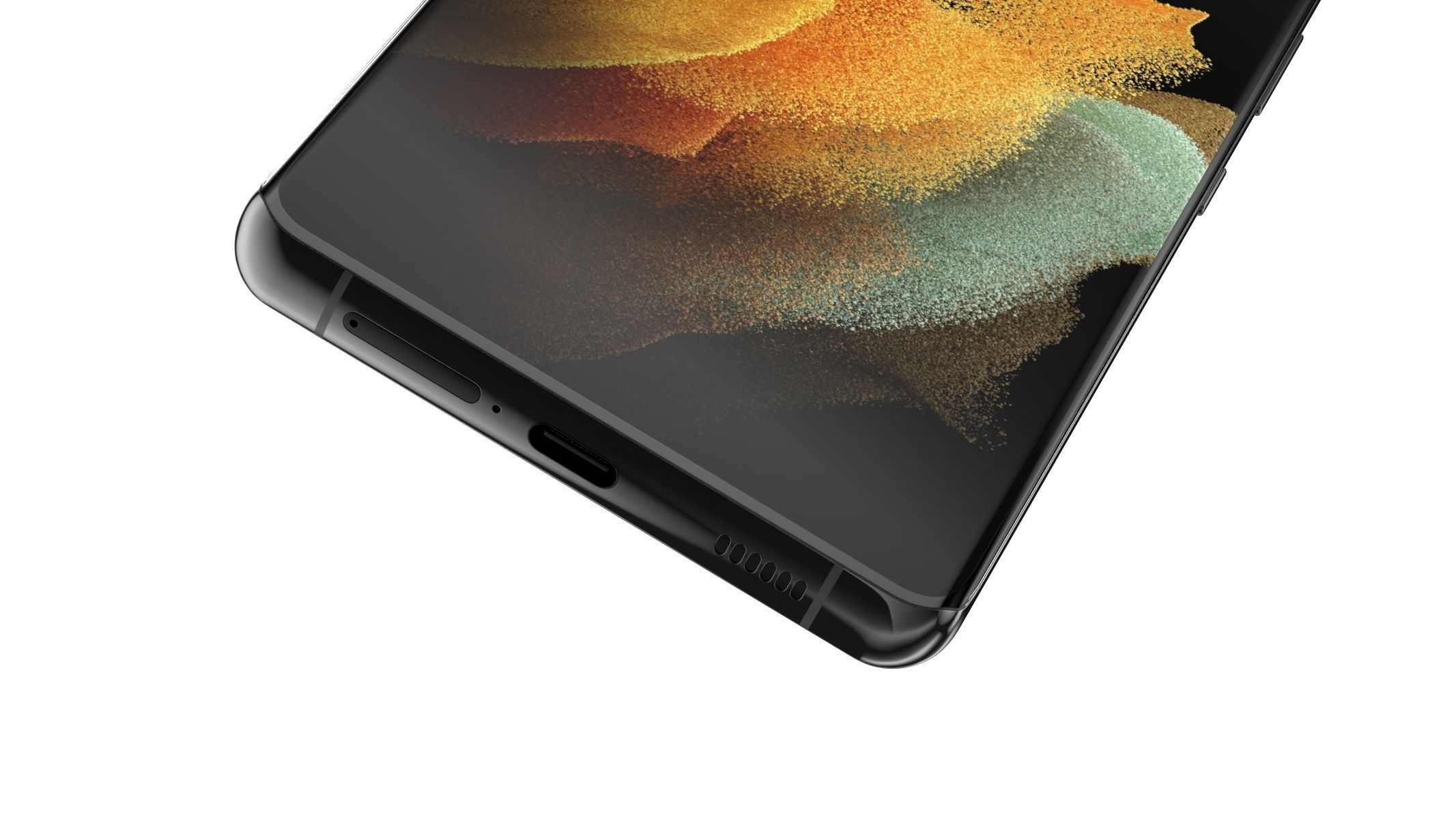 Samsung Galaxy S21 Ultra Phantom Titanium 3D model_5