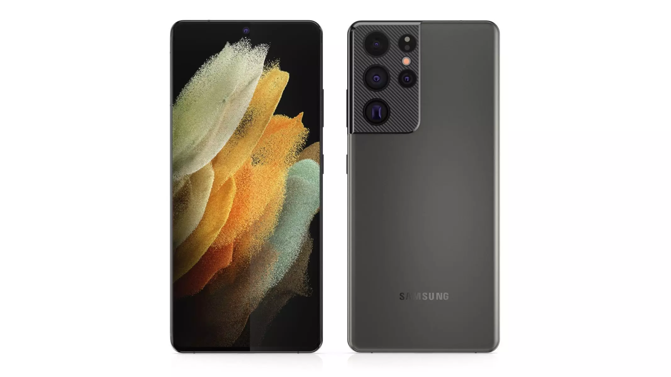 Samsung Galaxy S21 Ultra Phantom Titanium 3D model_0