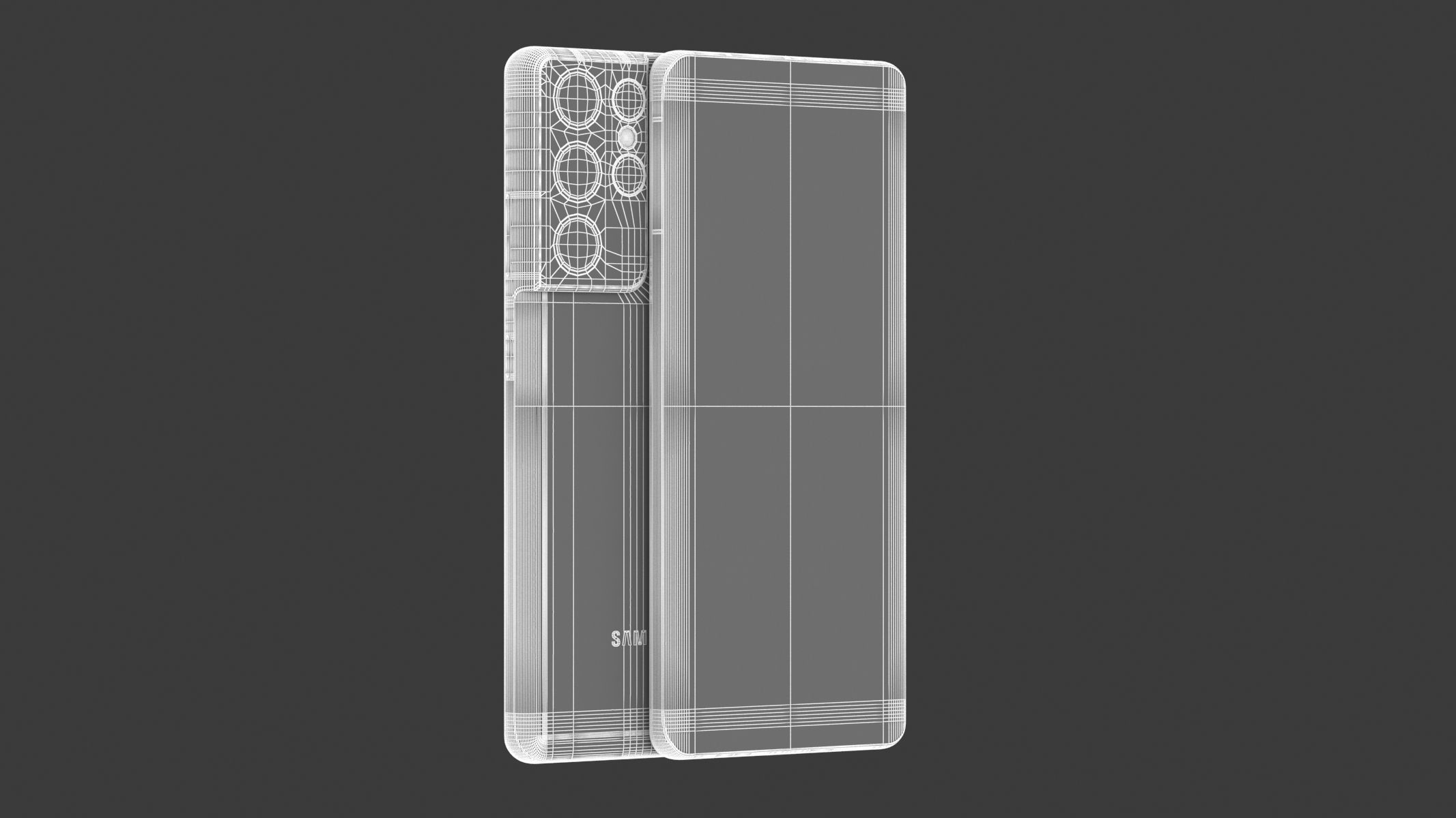 Samsung Galaxy S21 Ultra Phantom Titanium 3D model_11