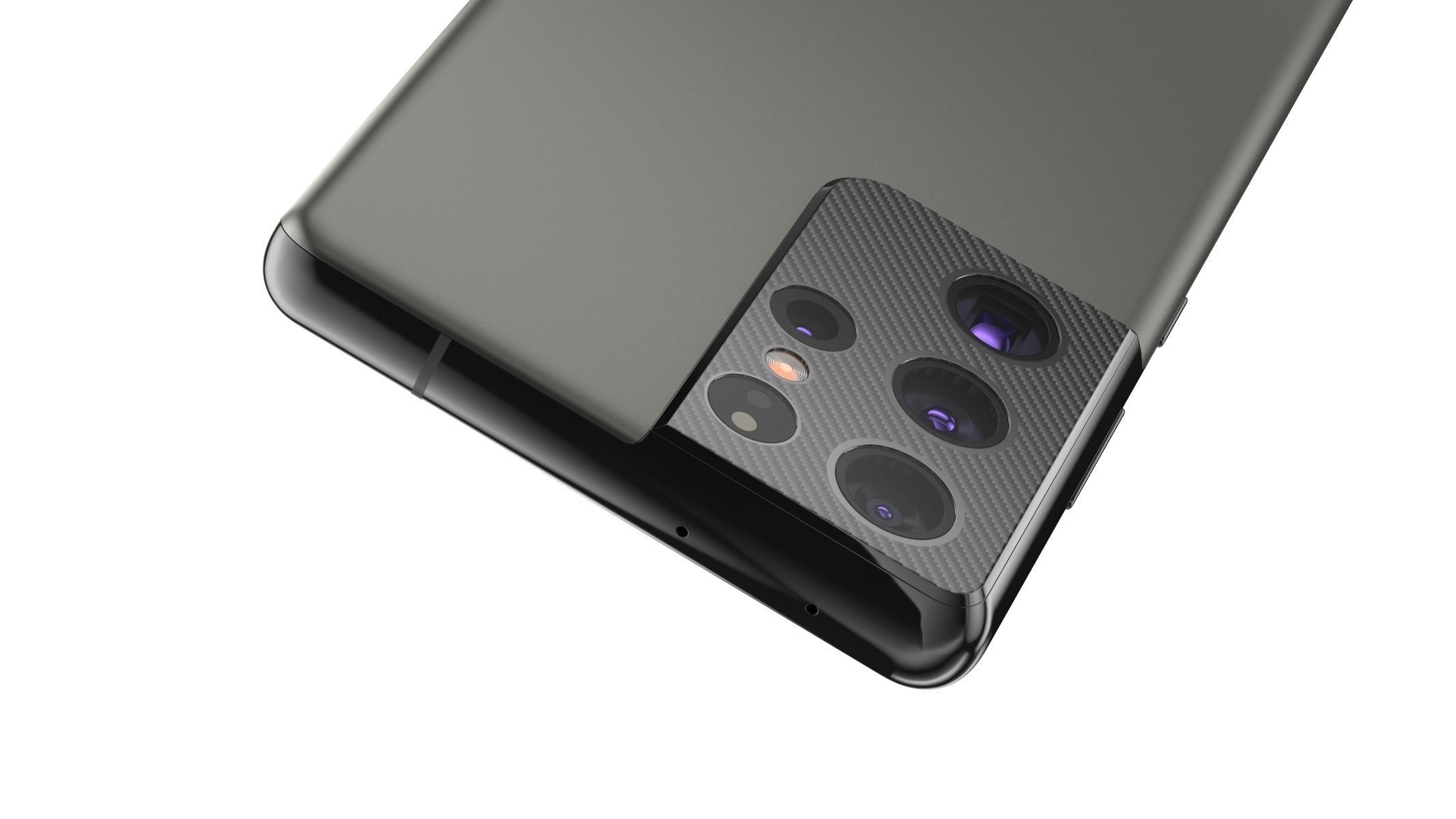 Samsung Galaxy S21 Ultra Phantom Titanium 3D model_6