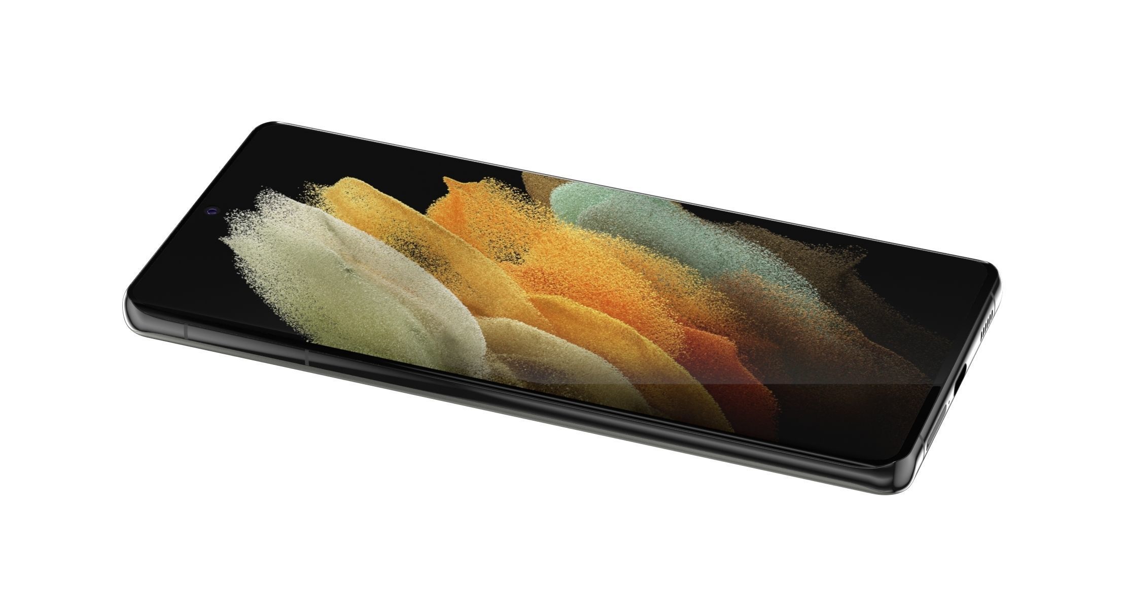 Samsung Galaxy S21 Ultra Phantom Titanium 3D model_4