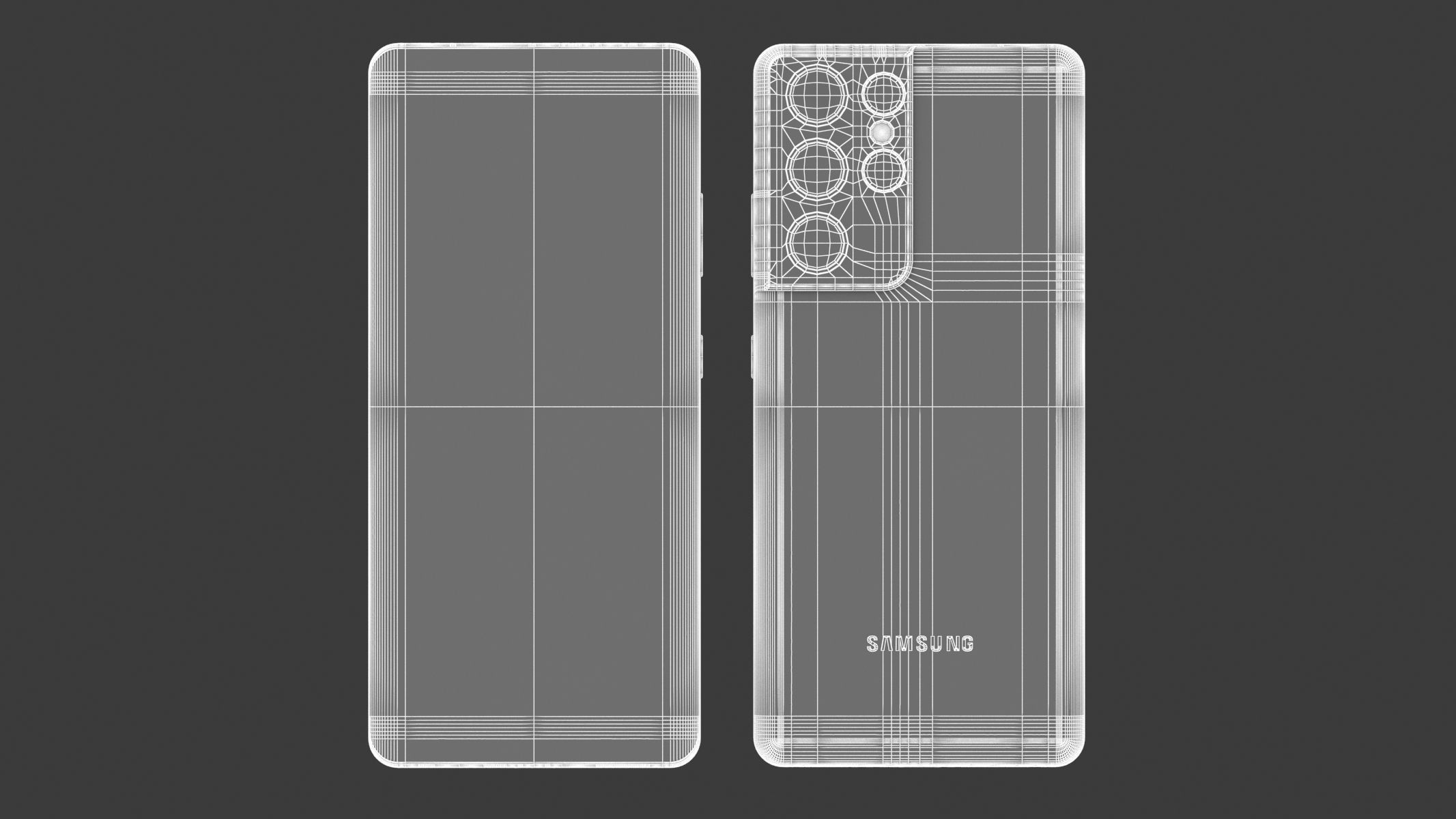 Samsung Galaxy S21 Ultra Phantom Titanium 3D model_10