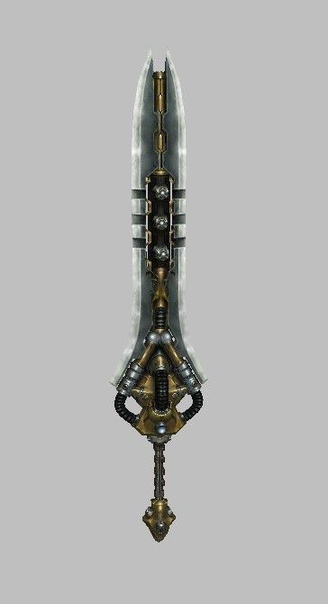 Weapon Set futuristic Low-poly 3D model_15