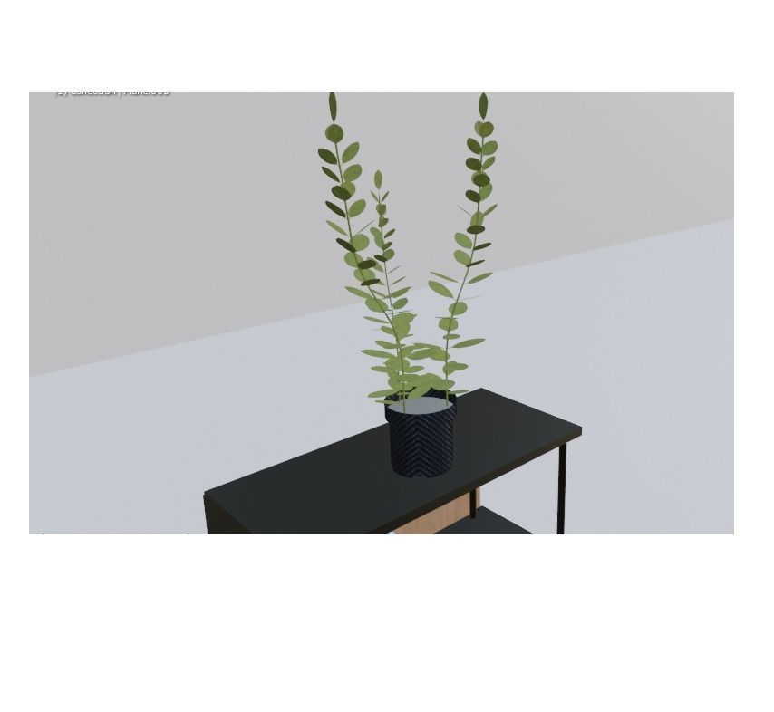 Room Book Shelf  3D model_5