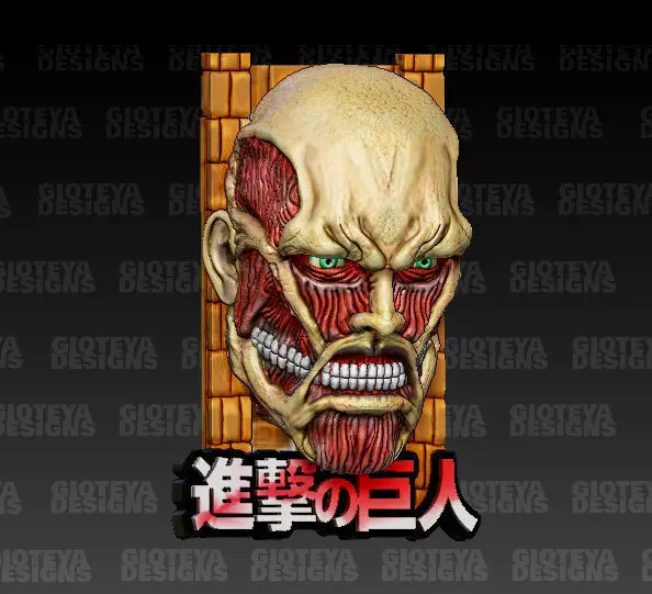 Attack on Titan Colossal Titan 3D model_0