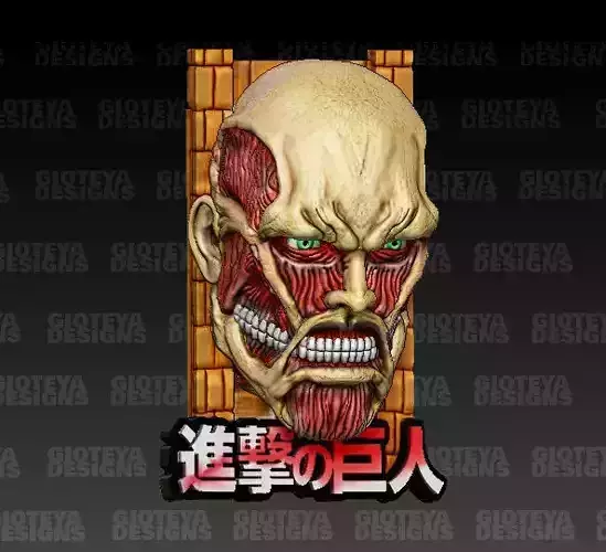 Attack on Titan Colossal Titan 3D model