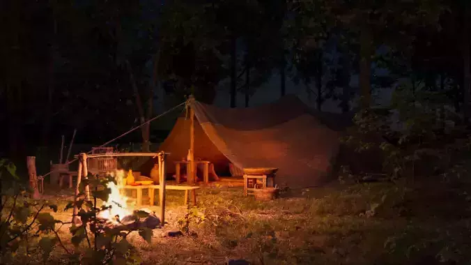 Ancient Tent 01 Low-poly