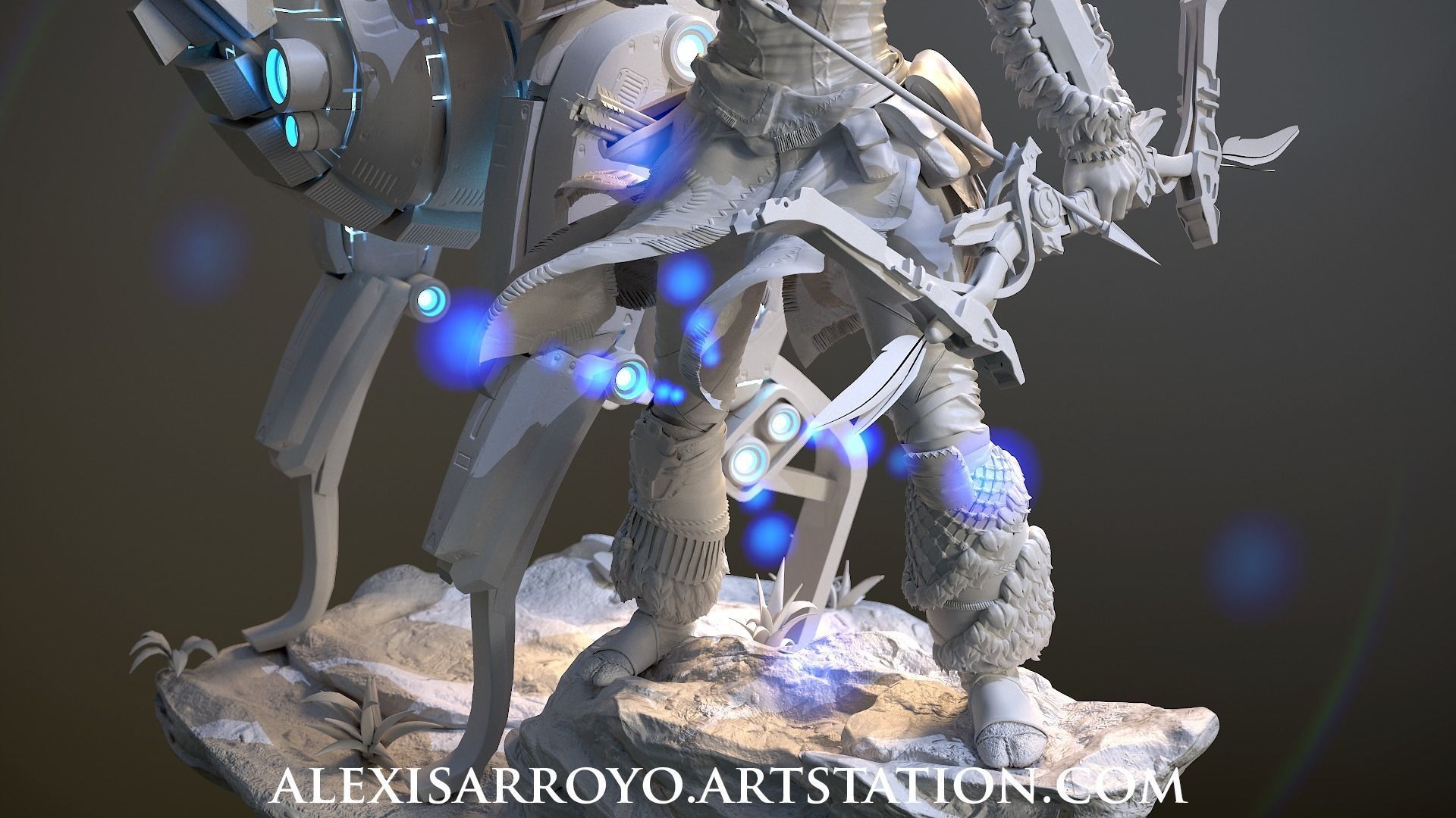 Aloy Horizon Zero Dawn 3D print model_3