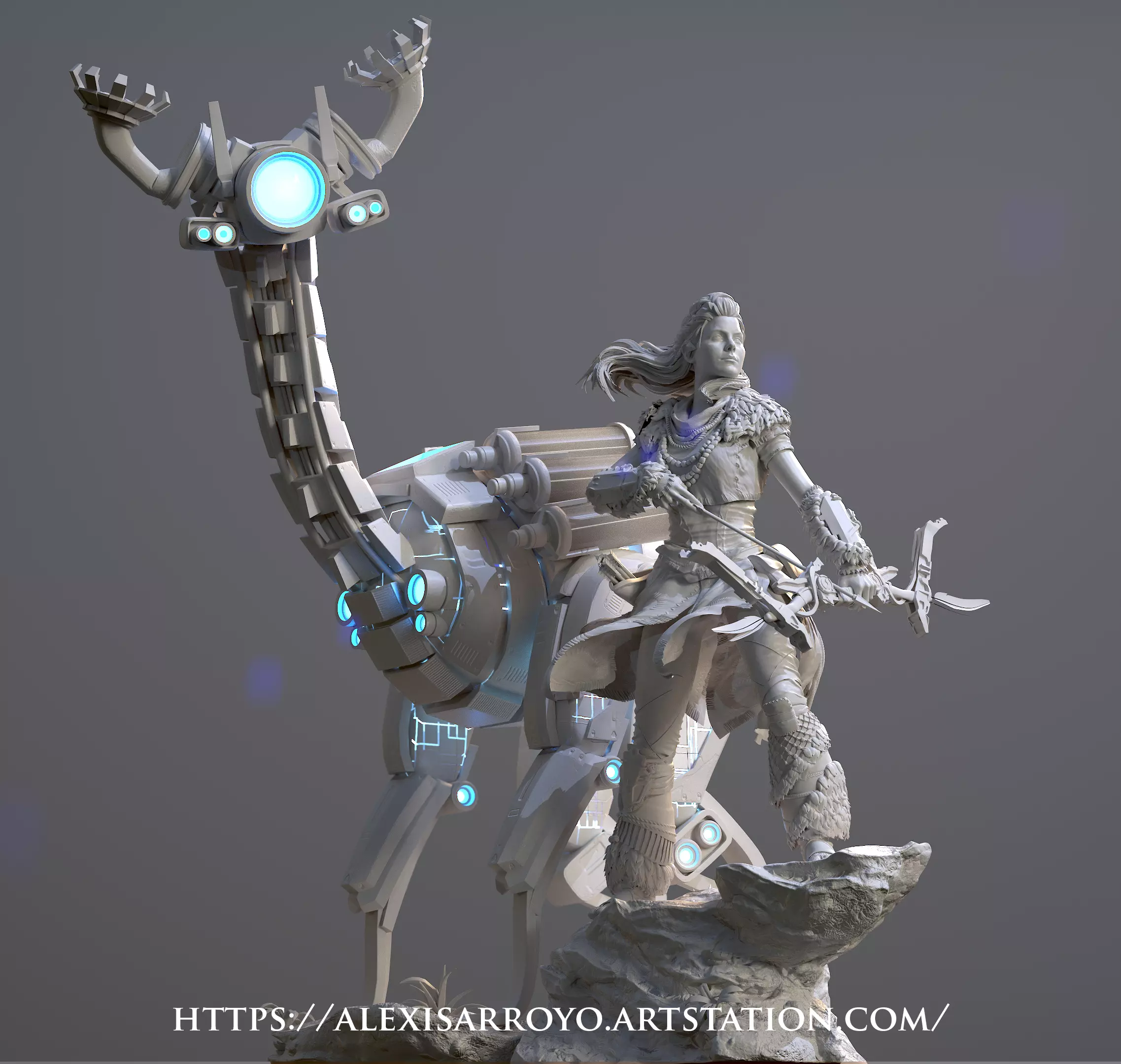 Aloy Horizon Zero Dawn 3D print model_0