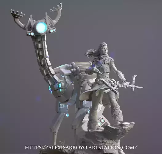Aloy Horizon Zero Dawn 3D print model