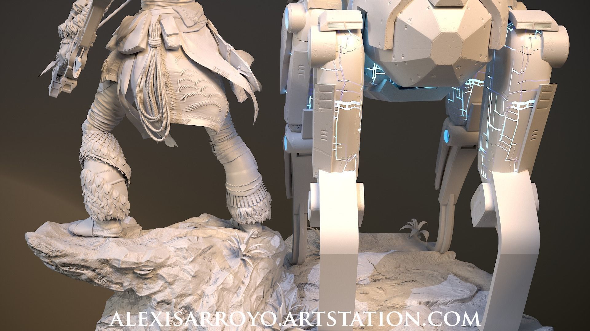 Aloy Horizon Zero Dawn 3D print model_4