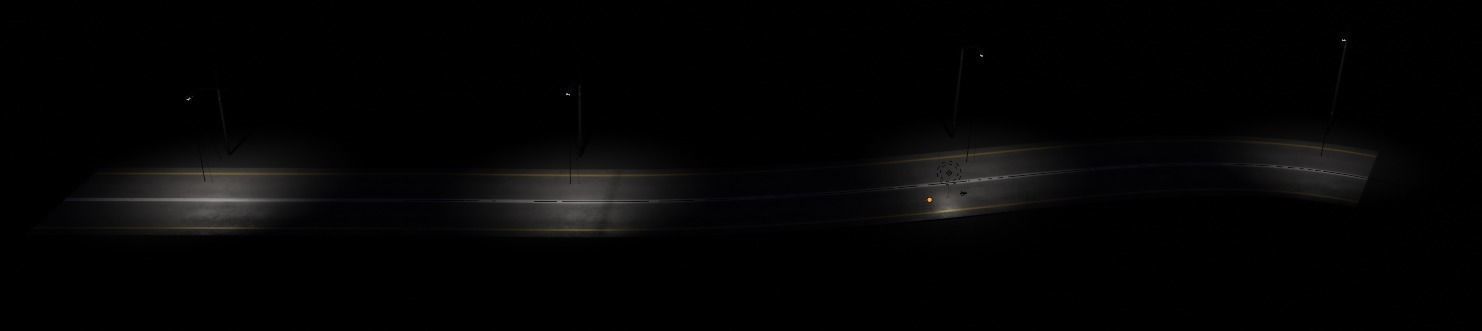 Realistic Hard Road Project 3D model_3