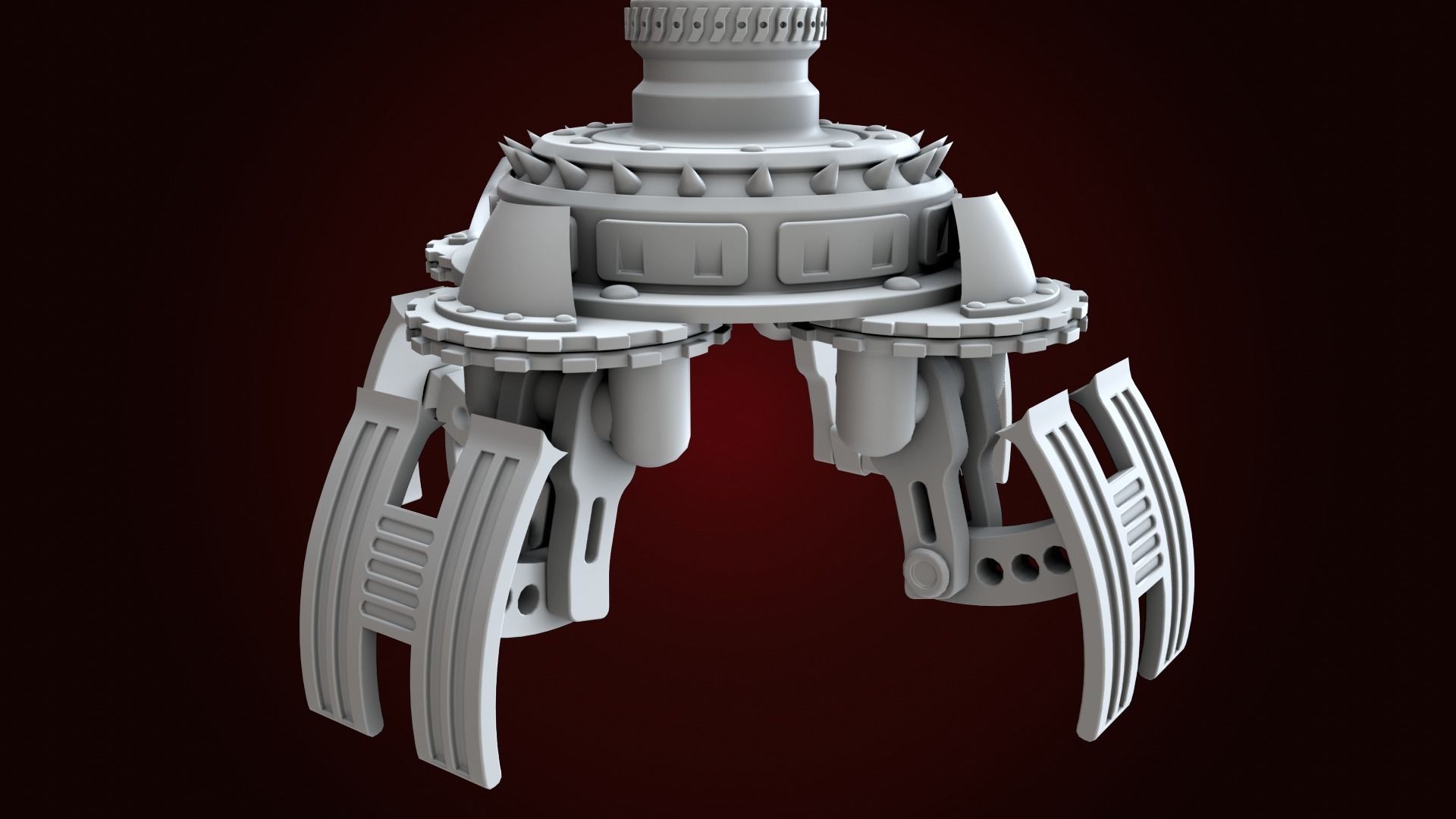 Robotic Turret 3D model_3