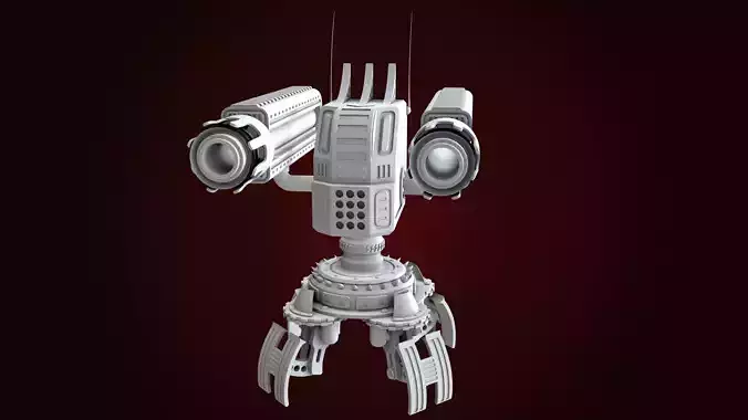 Robotic Turret 3D model