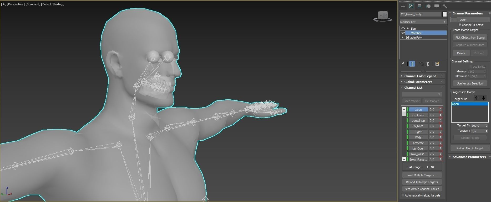 Base Meshes man game ready Free low-poly 3D model_5