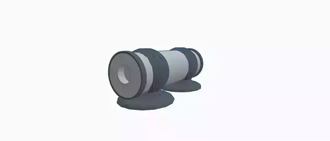 Modular industrial terrain free sample for print test Free 3D print model
