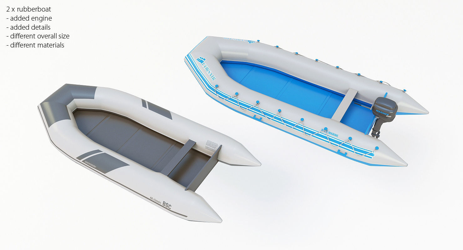 50 Yachts and Boats collection 3D model_13