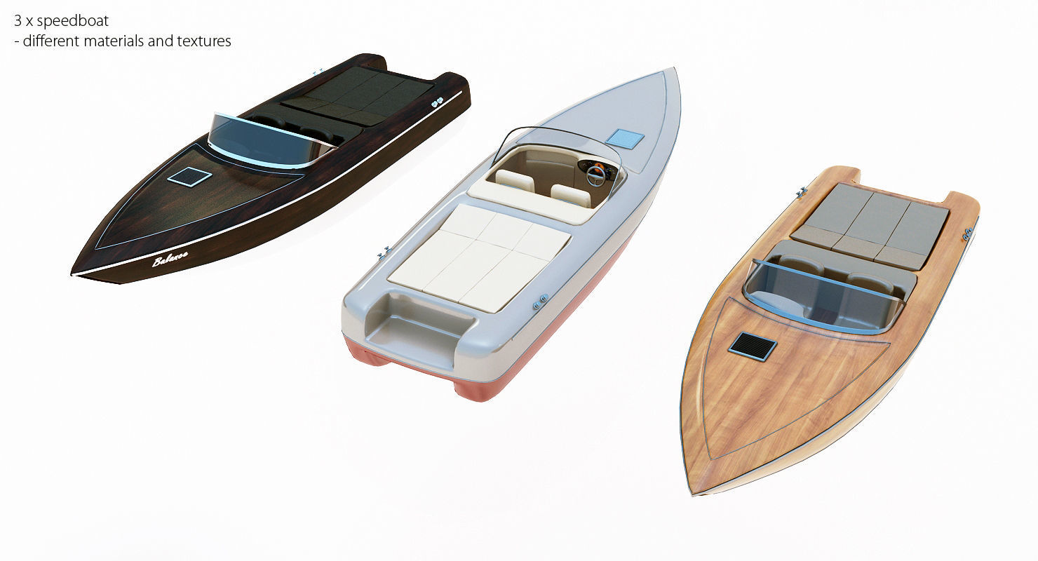 50 Yachts and Boats collection 3D model_26