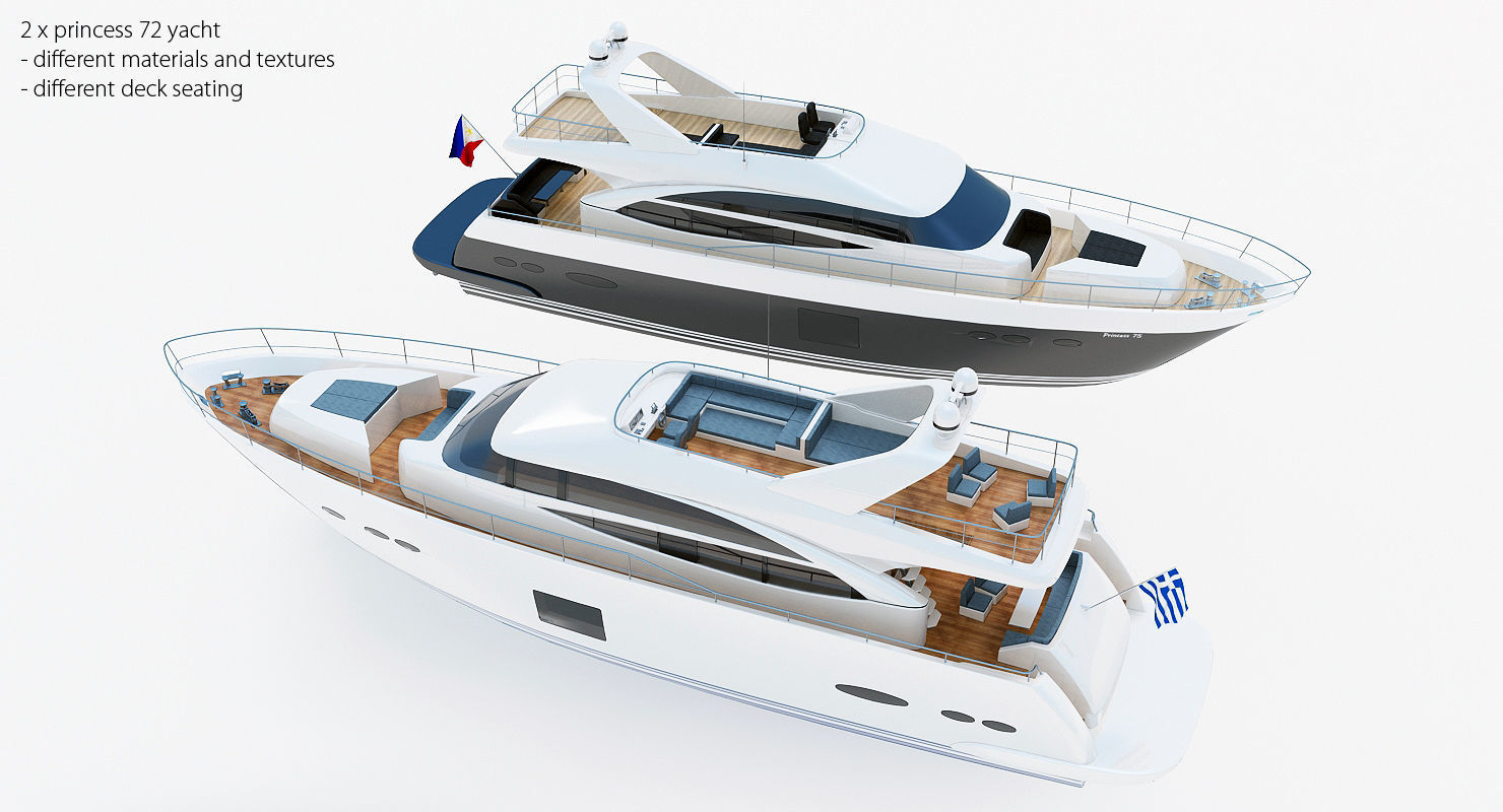 50 Yachts and Boats collection 3D model_23