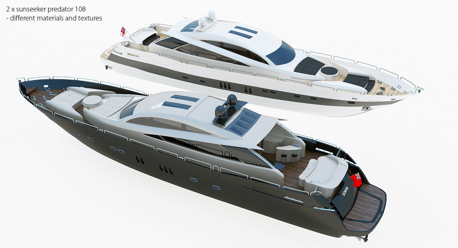 50 Yachts and Boats collection 3D model_19