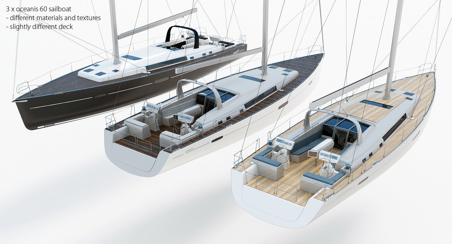 50 Yachts and Boats collection 3D model_21